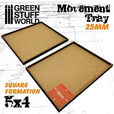 MDF Regimentsbases 25mm 5x4 -