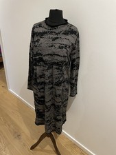 Vetono Kleid Herbst  ungetragen schwarz beige II 40 Merinowolle