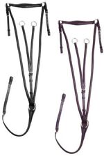 Englischer Sattel Brustplatte Premium Leder mit Martingale alle Größen.