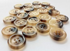 Hornknöpfe Set, 24 Stk