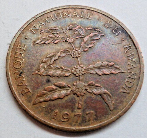 Ruanda francs 1977 ga6 - francs,, ##