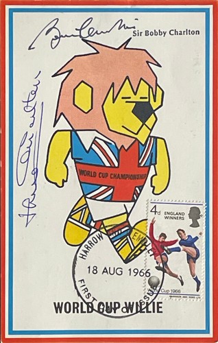 Bobby jack charlton - bobby, signiert