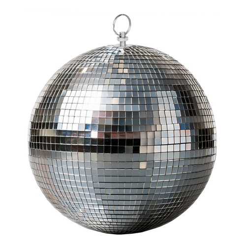 Deko disco kugel mit echtglas - kugel,