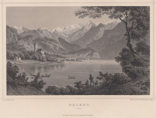Brienz original stahlstich - brienz,