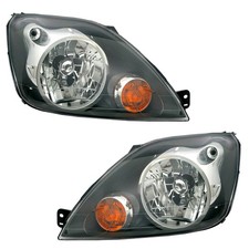 Scheinwerfer Set für Ford Fiesta MK6 2005-2007 H4 Halogen LWR Motor