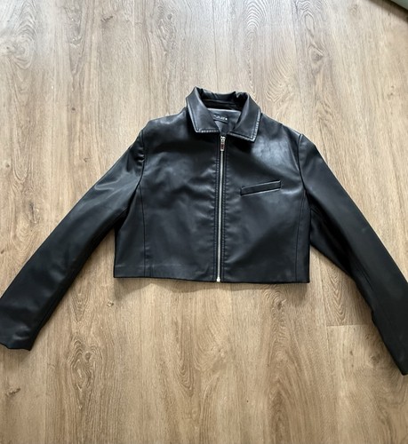 Kurz jacke zara - jacke, kunstleder