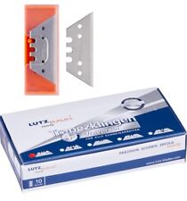 LUTZ BLADES Profi Trapezklingen, Cuttermesser Klingen 18mm, 0,65mm stark, 90 Stk