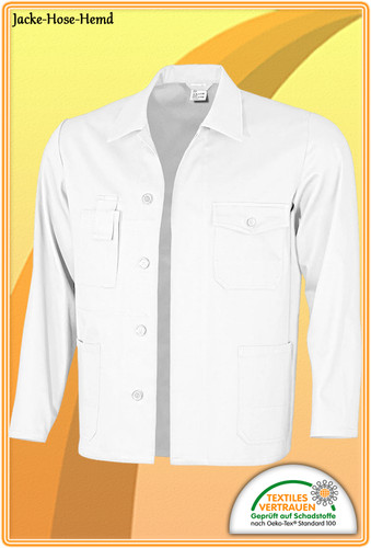 Arbeitsjacke weiß jacke - arbeitsjacke,