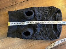 Bulldogge H&M Hunde Strick Pullover H&M 32-33cm Zopf strick winter Hund Dog Top!