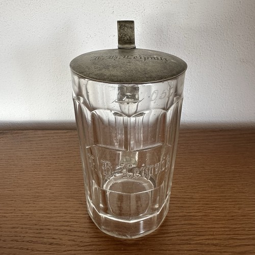 Antiker glaskrug mit - antiker,