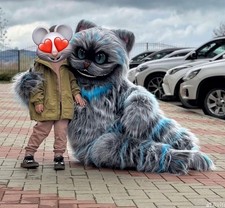 Cheshire cat mascot costume - cat,