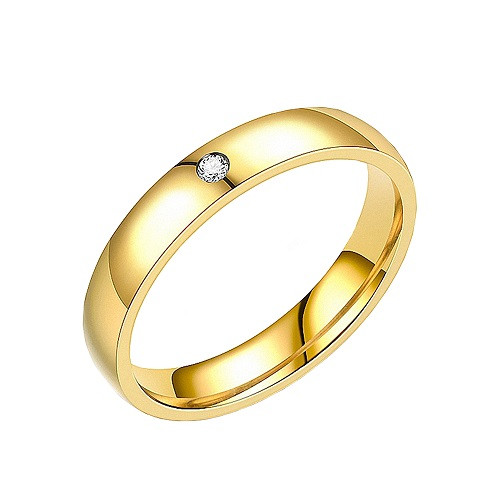 Damen ring solitärring - ring,