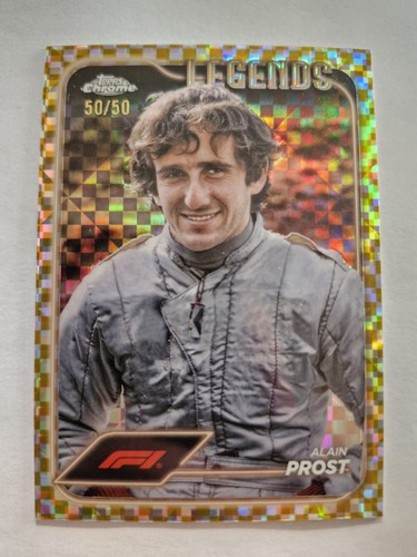 Alain prost gold topps - alain, 50/50