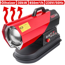 Ölheizer RED TECHNIC 30 kW Heizgerät Heizkanone Dieselheizer Ölheizung