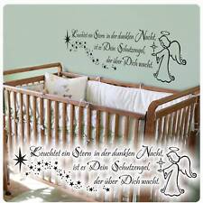 Wandtattoo Leuchtet ein Stern in der dunklen Nacht Sterne Schutzengel Zitat W691