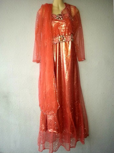 3tlg indisch abendkleid - 3tlg,