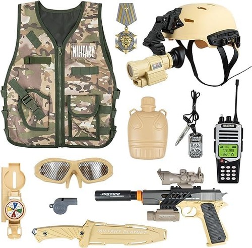 Soldat kostüm kinder 12stk - kostüm,