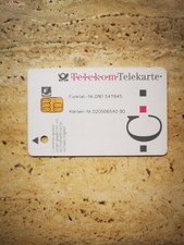 Telekom Telekarte/Telefonkarte - kleiner Chip - gelocht - Magnetstreifen -C Netz