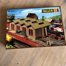 Faller H0 B-158 B 158 Modellbau Modelleisenbahn Lokschuppen Remise alt