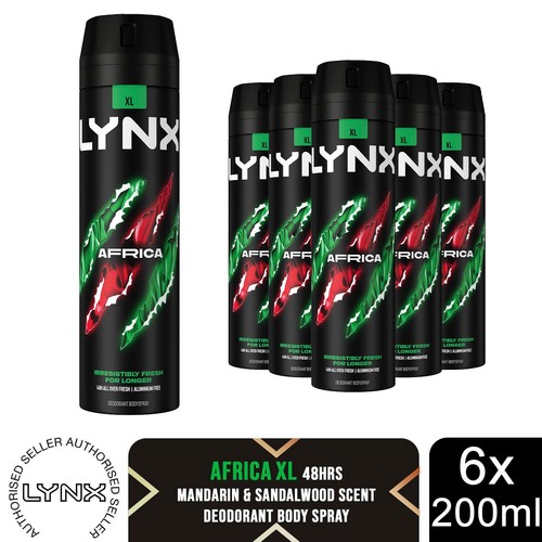 Lynx africa body - africa, spray