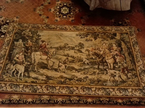 Vintage gobelin wandbehang - vintage, /wandbehang