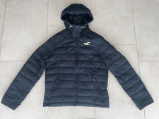 HOLLISTER blaue Stepp Jacke mit Kapuze Gr. M/46/48/50 Winter Herren Jungen w.NEU