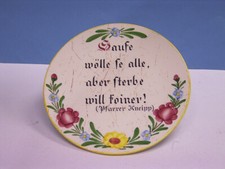 KERAMIK SPRUCHTELLER, ZITAT