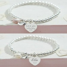 Personalisiertes kugelarmband - personalisiertes,