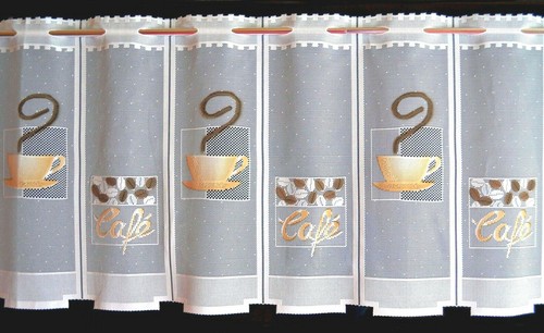 Kaffee küchengardine - kaffee,
