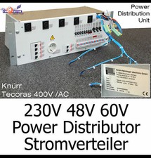 19" 48CM RACK 4HE KNÜRR HEIZINGER PDU STROMVERTEILER 230-400 V 48V 60V 2,5-30A