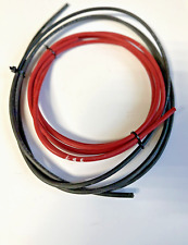 2 x 2m Solarkabel 6mm² H1Z2Z2-K rot schwarz Solar Leitung Kupfer Meter CU Kabel