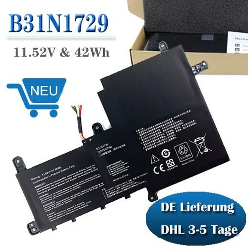 B31n1729 akku für asus - akku,
