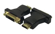 LogiLink Adapter DVI zu HDMI HDMI auf DVI-D Full HD HDTV vergoldete Kontakte