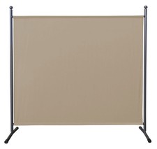 QUICK STAR Paravent 180x178 cm BEIGE Raumteiler Garten Balkon Sichtschutz Groß