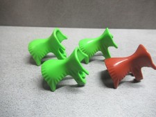 Playmobil Tiere | 4x Sattel