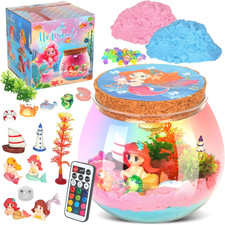 Laternen Bastelset Meerjungfrau DIY Kinder Lampe Selber Basteln Fernbedienung