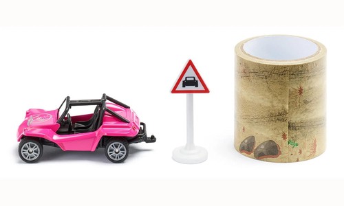 Buggy pinkfarbenes spaßmobil - buggy,