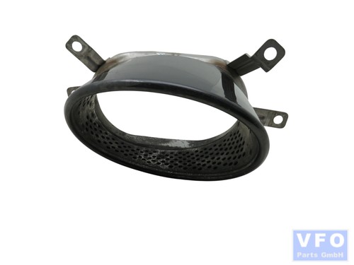 Auspuffblende schwarz links