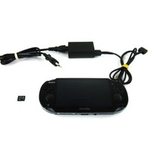 PS Vita Konsole Wifi + 3G Pch-1104 Black + Kabel + 4 MB Speicherkarte #54A
