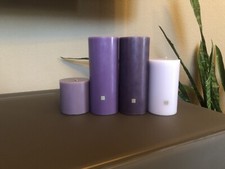 Partylite Pillarkerzen Set Schwarze Orchidee C33699 C35699 C37699 C370699