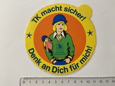 Alter Aufkleber Sticker TK