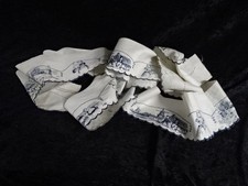 ALT - SECHS METER KÜCHEN BORDE - LEINEN / DELFTER MOTIV