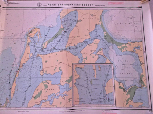Ddr landkarte 1979 ostsee - landkarte,