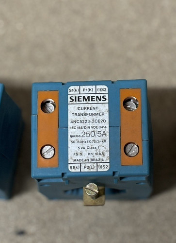 Siemens messwandler 250 5 a - /,