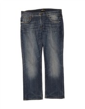 LEE Herren Knox Zip Straight Jeans W36 L29 blau Baumwolle BV17