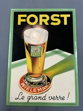 Wielemans Forst altes Blechschild aus Belgien von 1963