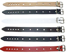 Leder-Riemen Armband braun Leder 2,0 x 24,0 cm Kinderwagen Lederriemen Hänger