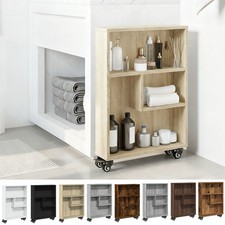 Aufbewahrungswagen Schmal Trolley Rollwagen Küchenwagen Badschrank 48x13x68 cm