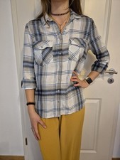 Karierte Flanell Bluse Gr. 42