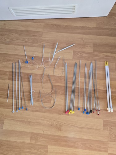 Großes stricknadel set - großes, stricknadel-set
